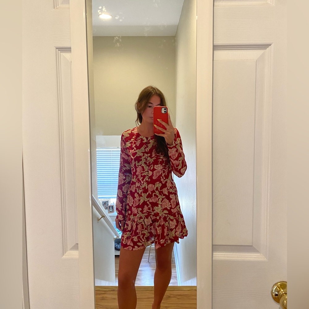 Mini Dress With Open Back